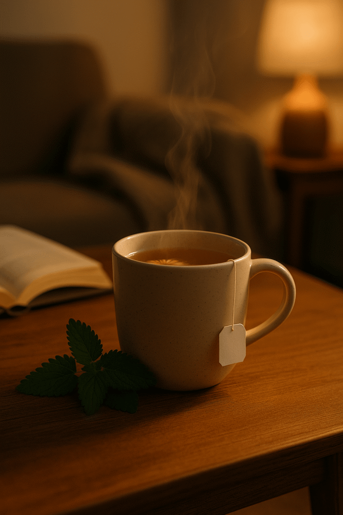 Herbal tea for stress relief